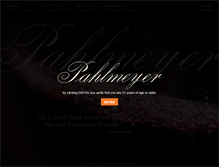 Tablet Screenshot of pahlmeyer.com